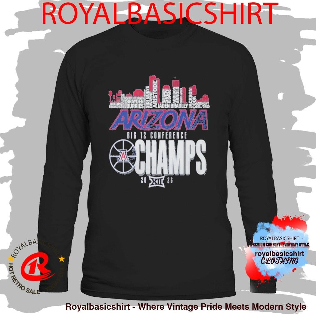 Arizona Big 12 Conference Champs 2026 Shirt