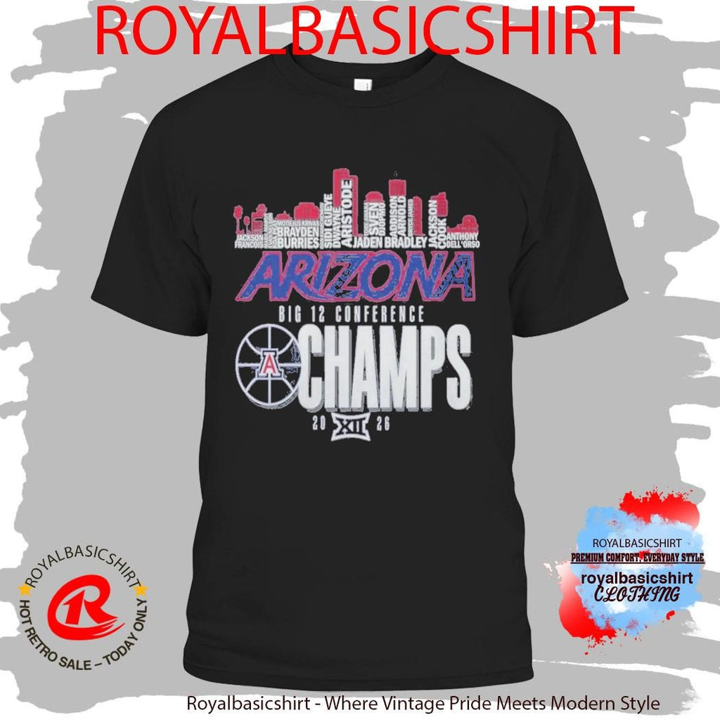 Arizona Big 12 Conference Champs 2026 Shirt