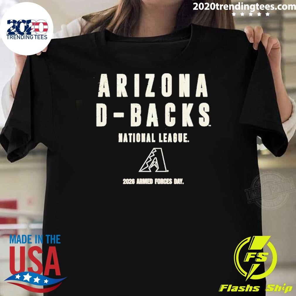 Arizona Diamondbacks National League 2026 Armed Forces Day Shirt