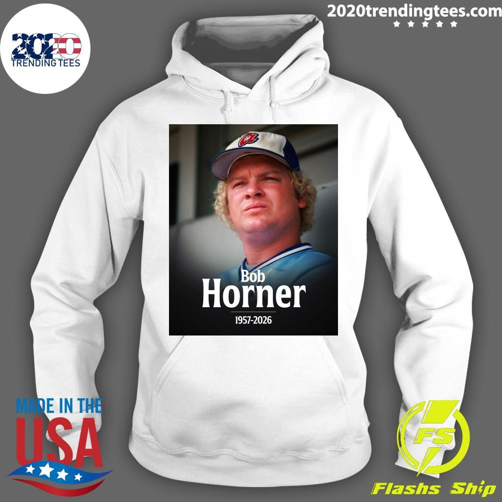 Arizona State Great, Atlanta Braves Infielder Bob Horner Dies At 68 1957-2026 Shirt