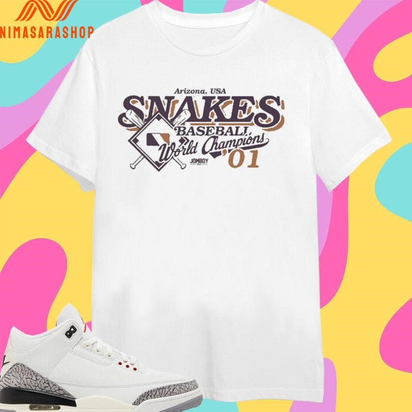 Arizona USA Snakes Baseball World Champions ’01 Shirts