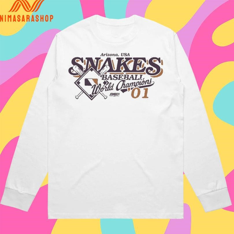 Arizona USA Snakes Baseball World Champions ’01 Shirts