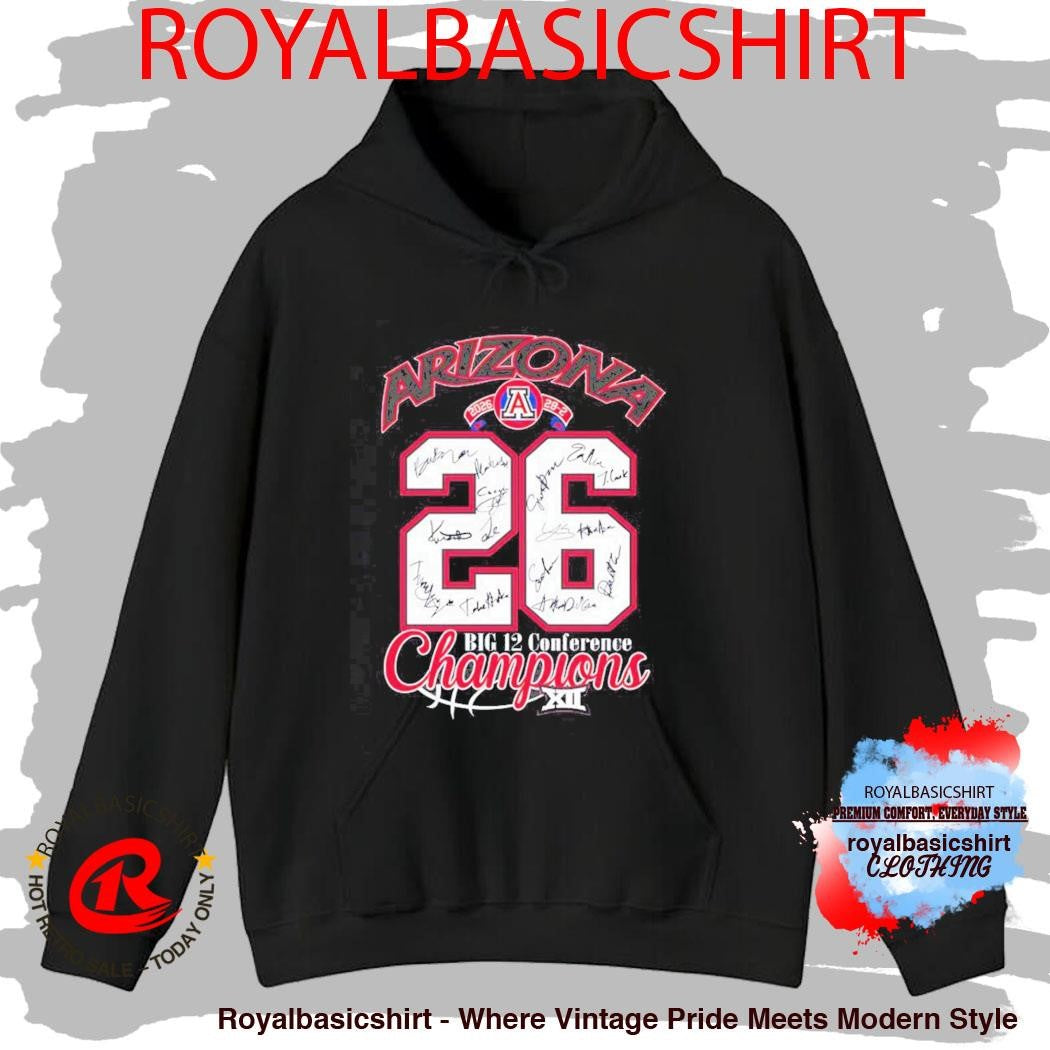 Arizona Wildcats Big 12 Conference Champions Shirt