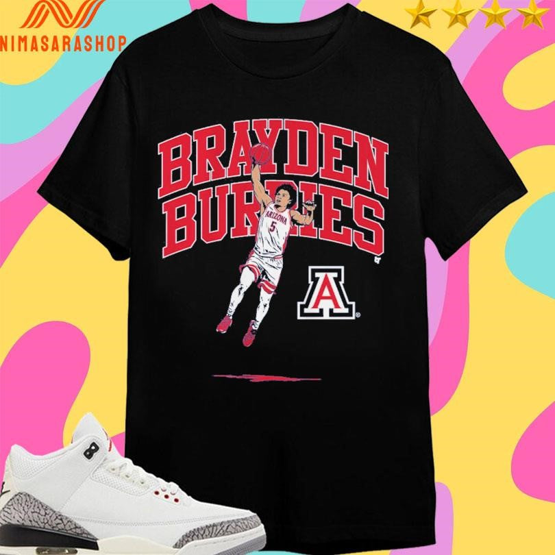 Arizona Wildcats Men’s Basketball Air Brayden Burries Shirts