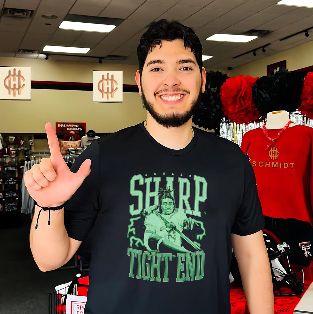 Armaad Sharp Tight End football athlete shirt