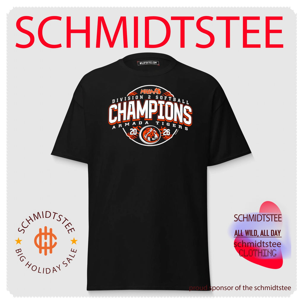 Armada Tigers 2026 MHSAA Softball D2 Champions shirt