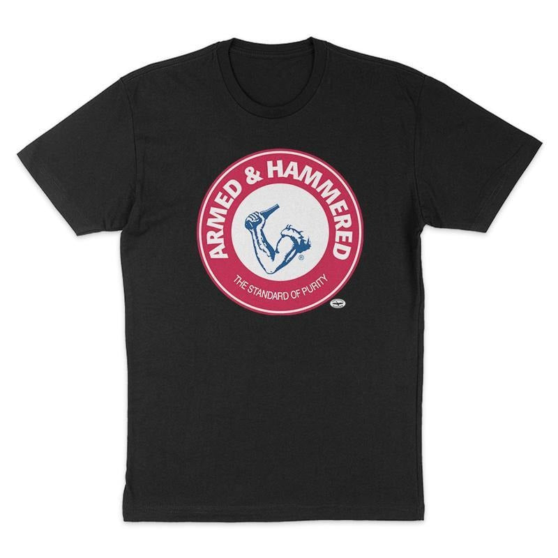 Armed Hammered Tee, Funny Shirt, Dark Humor Tee, Hoodie Sweatshirt | PrintMintTees.com