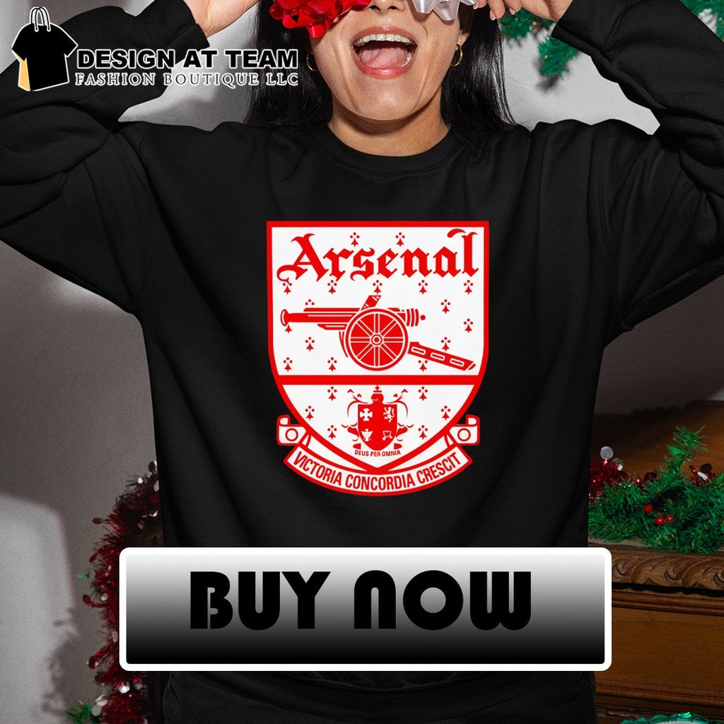 Arsenal FC Deus Per Omnia Victoria Concordia Crescit shirt
