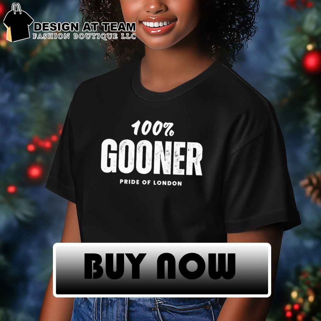 Arsenal FC Gooner 100% AFC Gunners Pride of London shirt