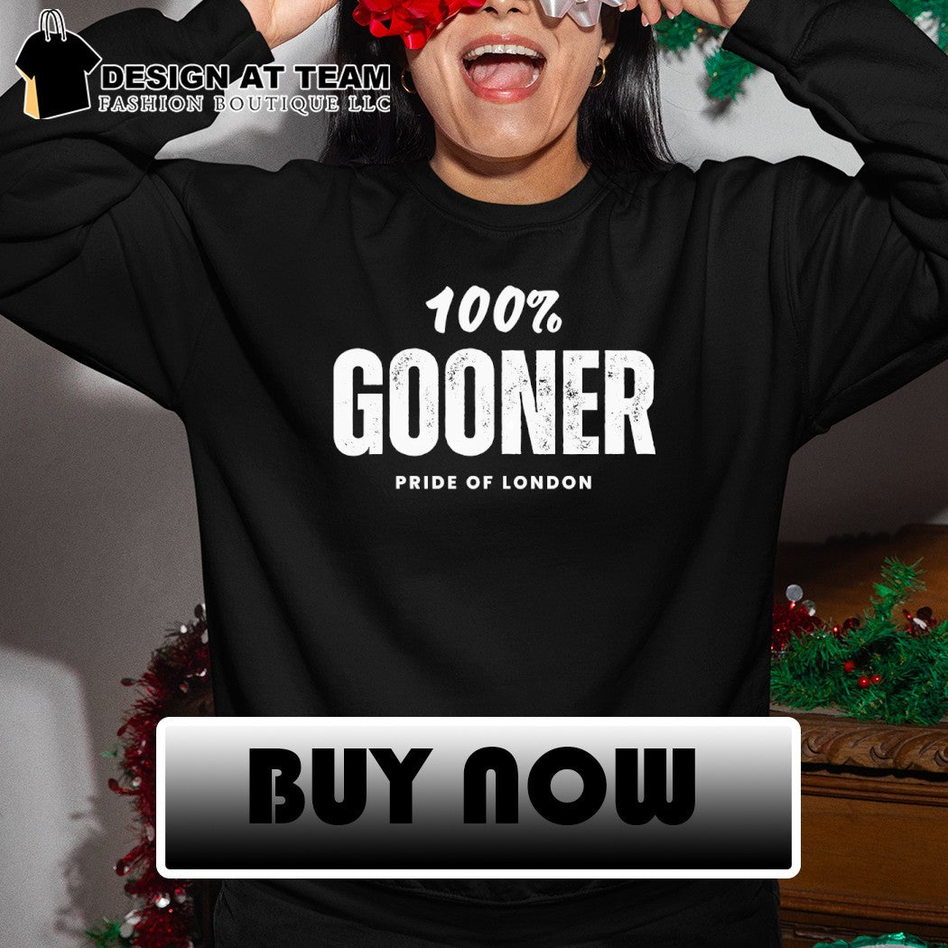 Arsenal FC Gooner 100% AFC Gunners Pride of London shirt