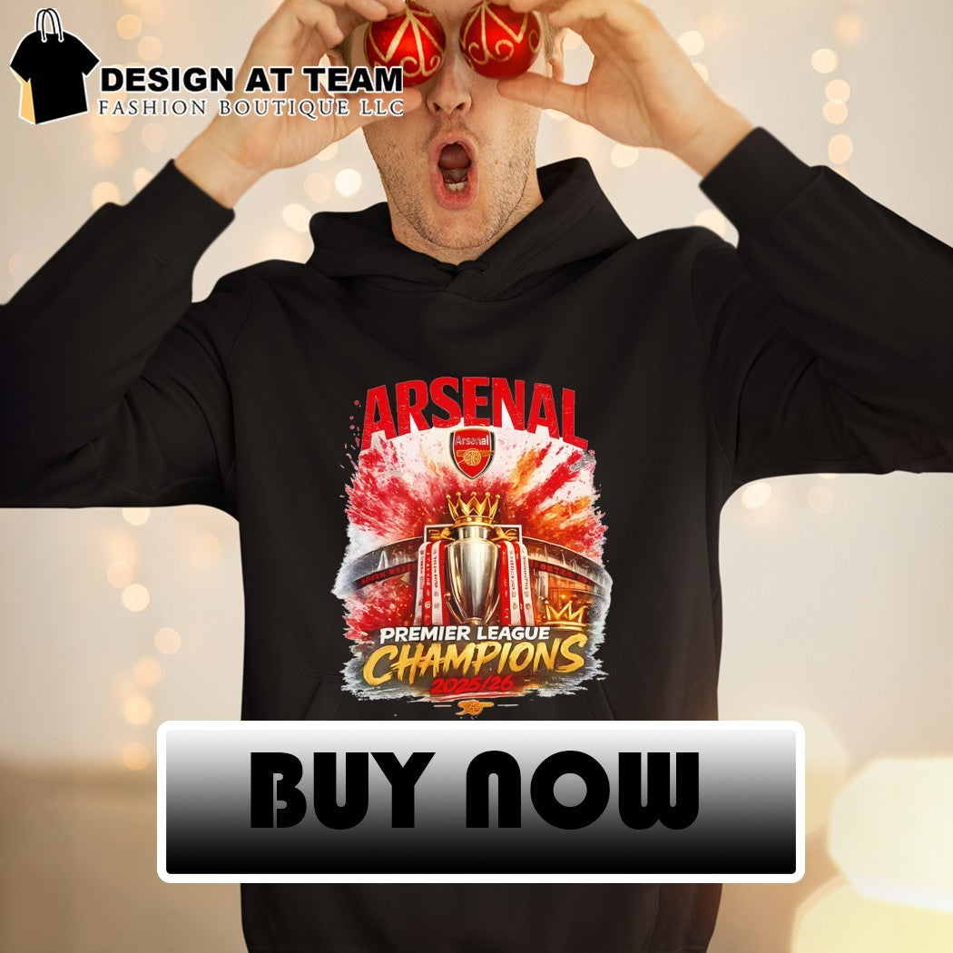 Arsenal FC Premier League Champions 2025 26 Cup shirt