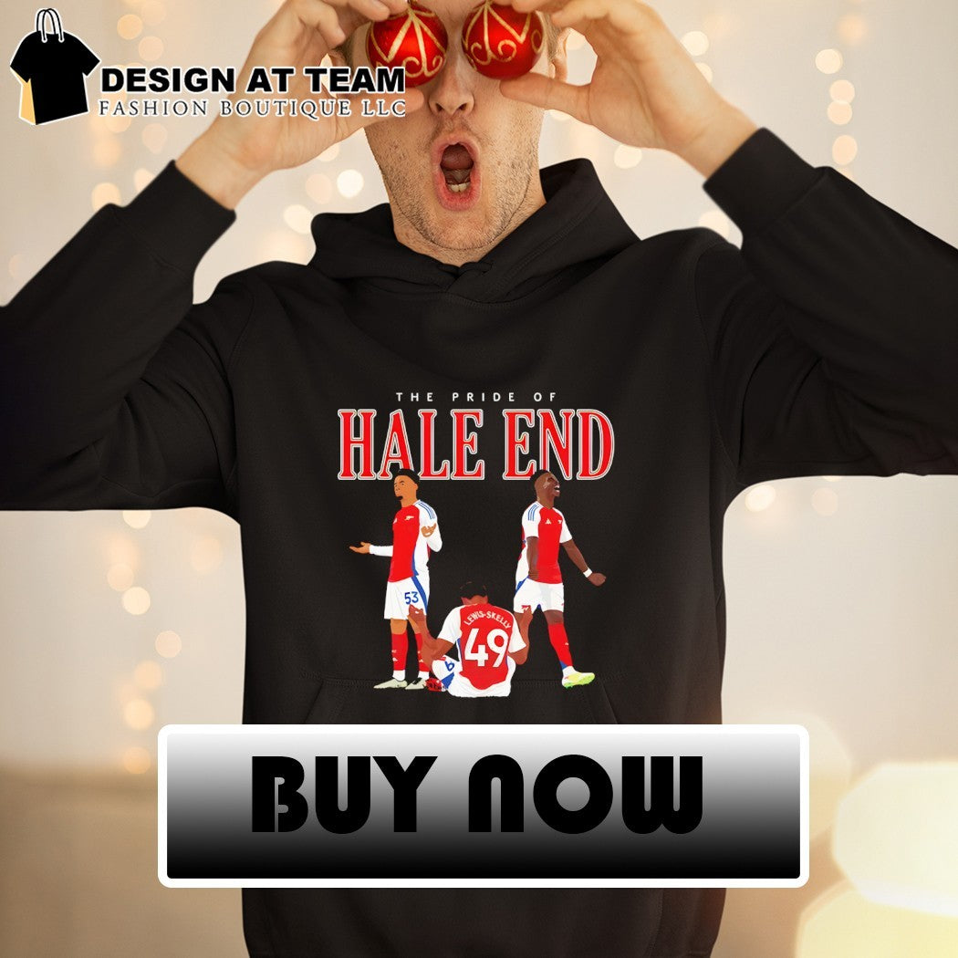 Arsenal FC The Pride of Hale End Saka Nwaneri and Lewis-Skelly shirt