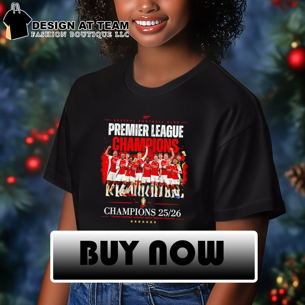 Arsenal Premier League FC Champions 25 26 Victory shirt