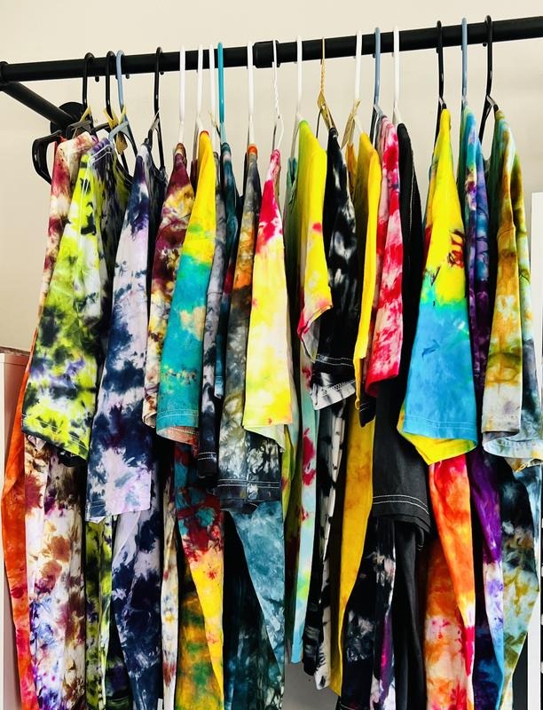 Artist Picks: Tie Dye T-Shirt - Unisex - Cotton Menswear Casual Top T-shirt Soft Streetwear Hoodie Sweatshirt