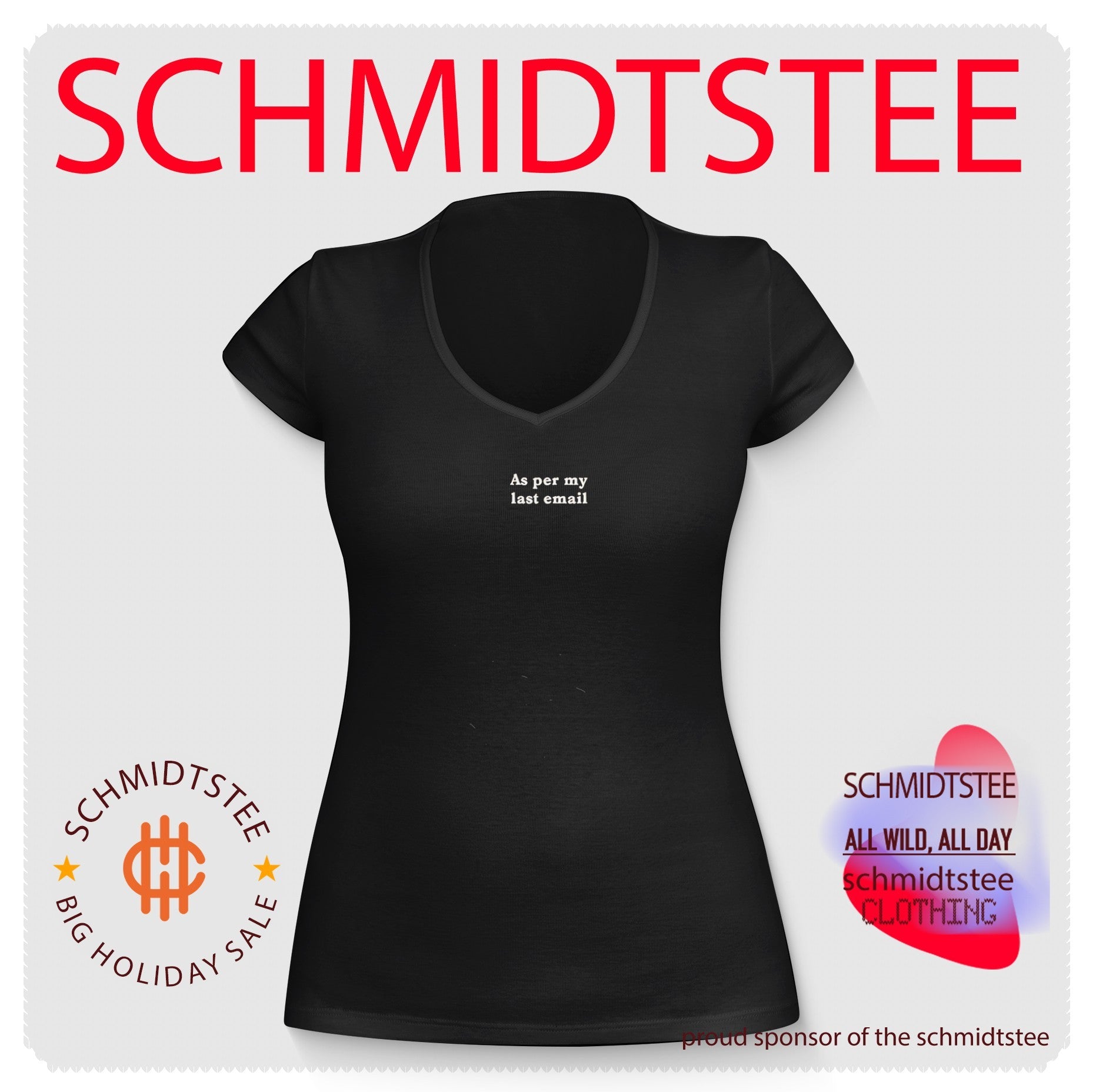 As per my last email shirt