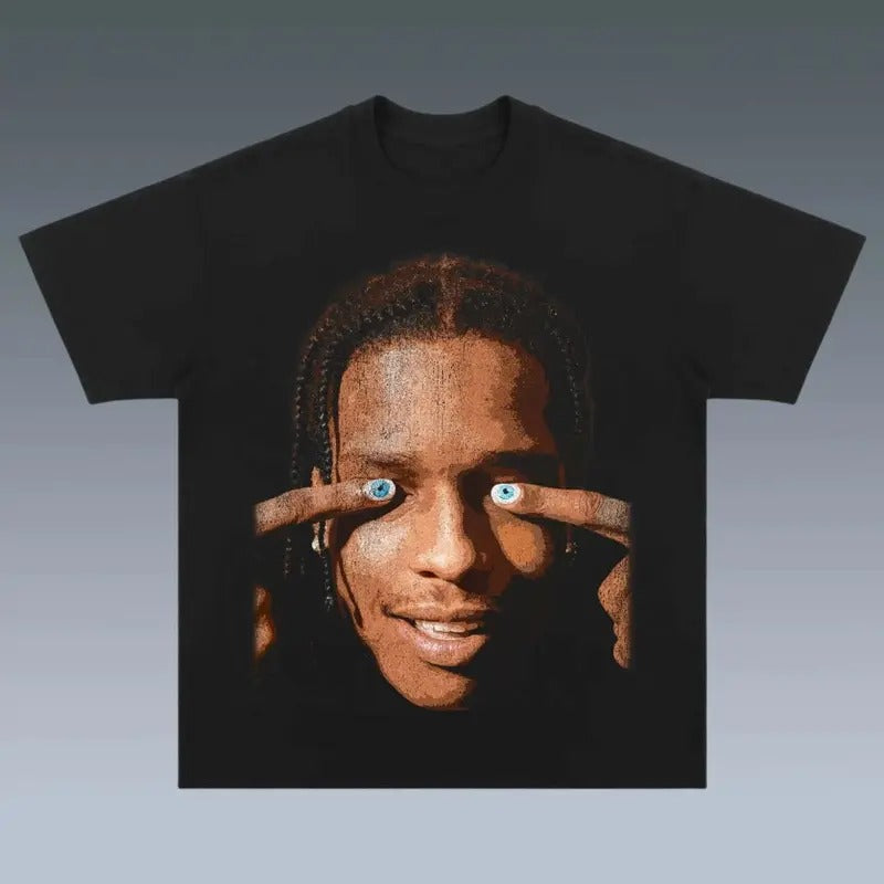 Asap Rocky Shirt, Asap Rocky Rapper Shirt, Signature Rap Graphic Tee Hoodie Sweatshirt | PrintMintTees.com