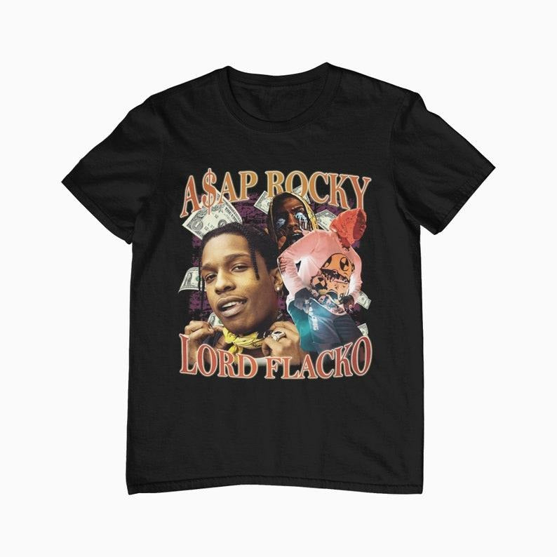 Asap Rocky T-shirt, Lord Flacko Rap 2021 T-shirt, Hip Hop Rap Tee Hoodie Sweatshirt | PrintMintTees.com