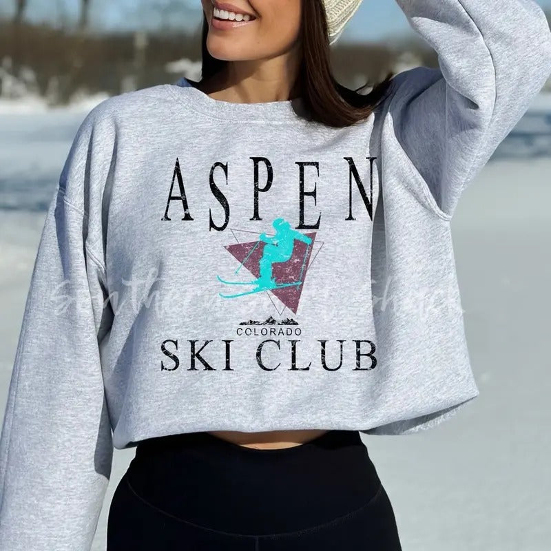 Aspen Ski Club Sweatshirt Shirt Hoodie | PrintMintTees.com