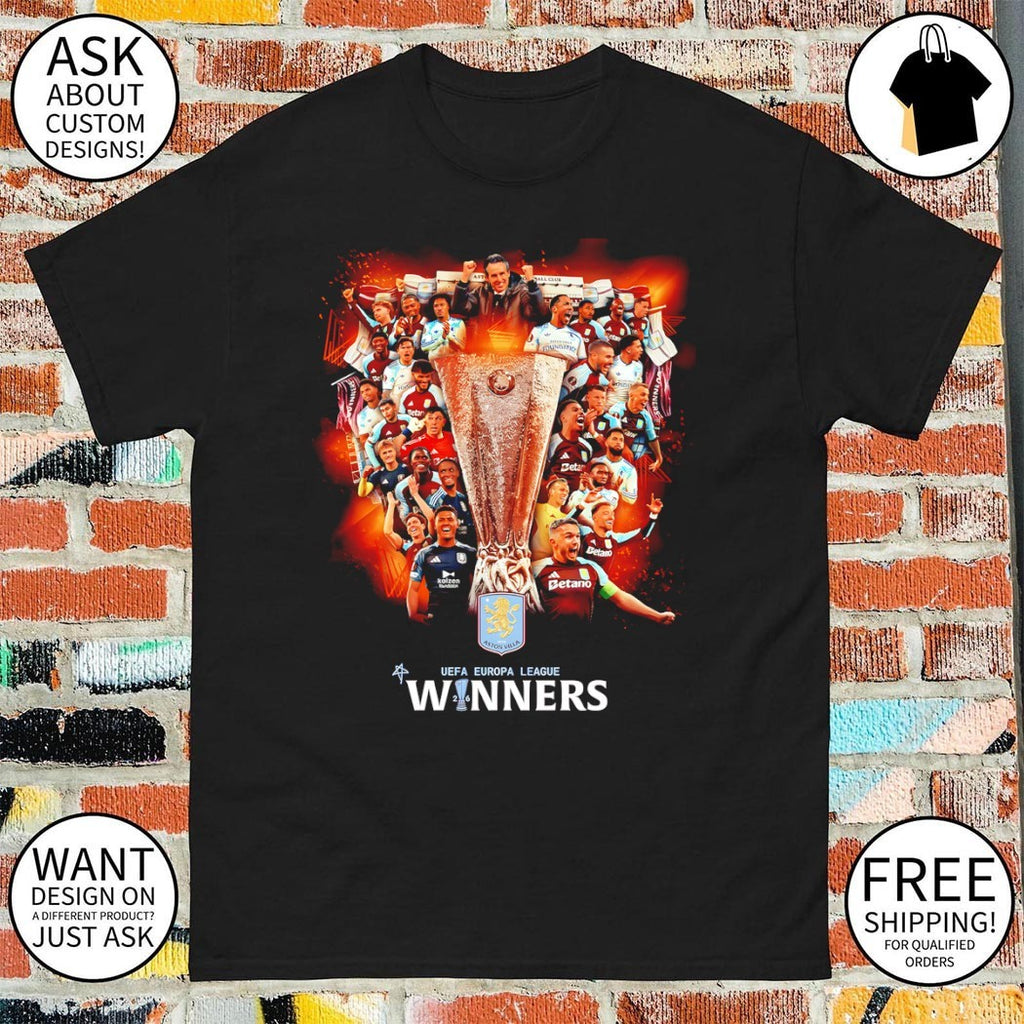 Aston Villa FC UEFA Europa League Winner 2025 2026 shirt