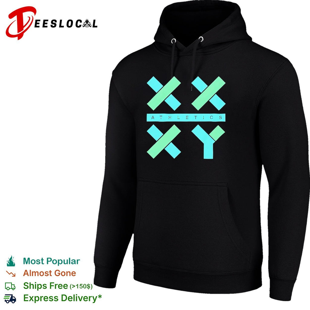 Athletics geometric shapes X Y shirt