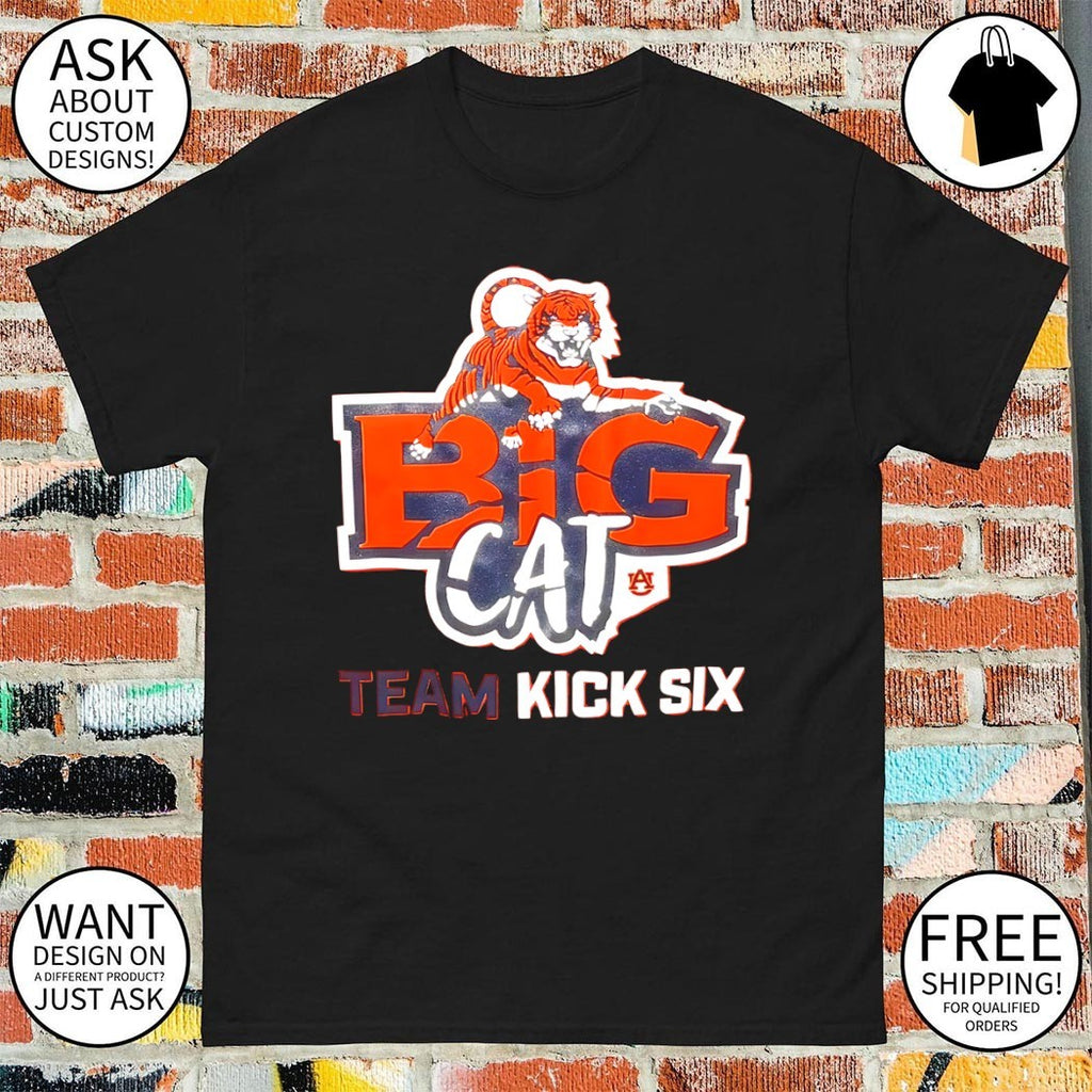 Auburn Tigers Big Cat team Kick Six Football 2026 shirt