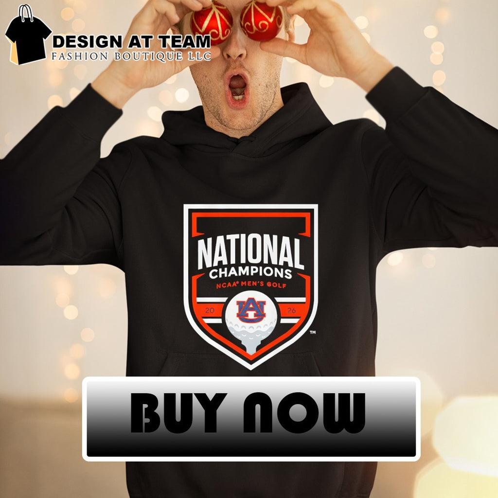 Auburn Tigers NCAA Men’s Golf 2026 National Champions logo shirt