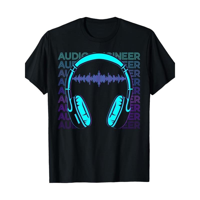 Audio Engineer Vintage Audio Engineer 100% cotton T-shirt Made in USA Hoodie Sweatshirt | PrintMintTees.com