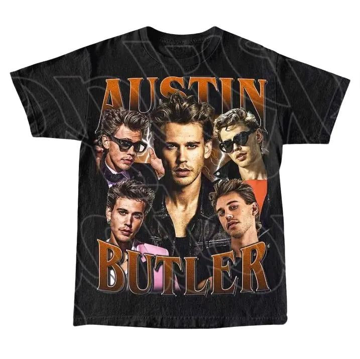 Austin Butler Vintage T-Shirt, Gift For Fans T-Shirt, Movie shirt Hoodie, Sweatshirt | PrintMintTees.com
