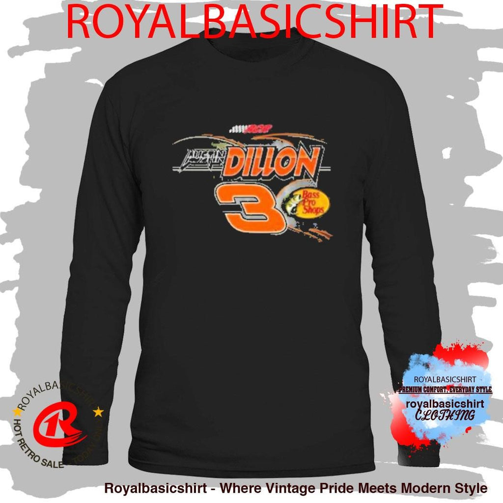 Austin Dillon 2026 Bass Pro Shops Winchester Black 2-Spot Shirt