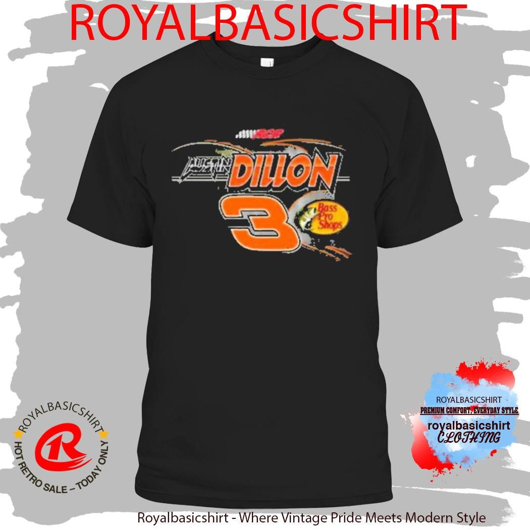 Austin Dillon 2026 Bass Pro Shops Winchester Black 2-Spot Shirt