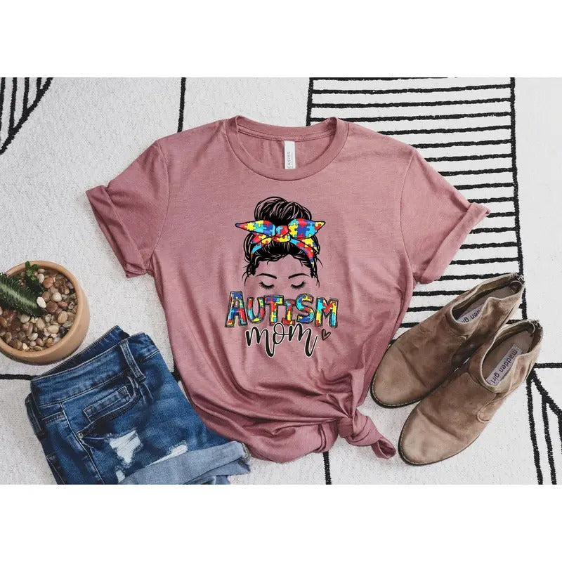 Autism Mom Shirt,Womens Autism Shirt,Autism Mom Gift Shirt,Autism Awareness Shirt,Autism Mom Hero,Awareness autism,Autism...