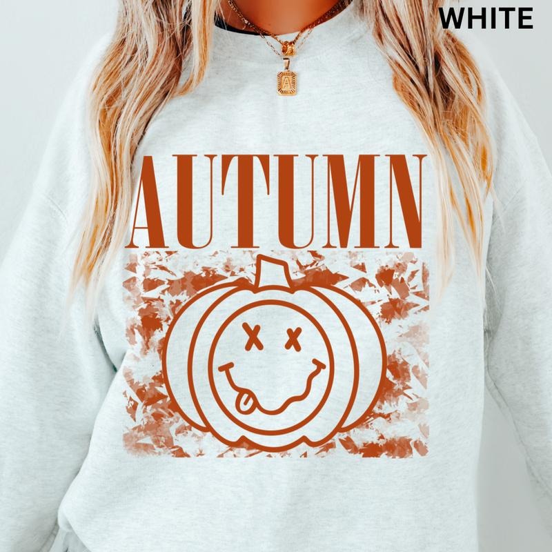Autumn Sweatshirt, Fall Crewneck Sweatshirt, Retro Autumn Sweater, Oversized Sweatshirt for Fall Shirt Hoodie