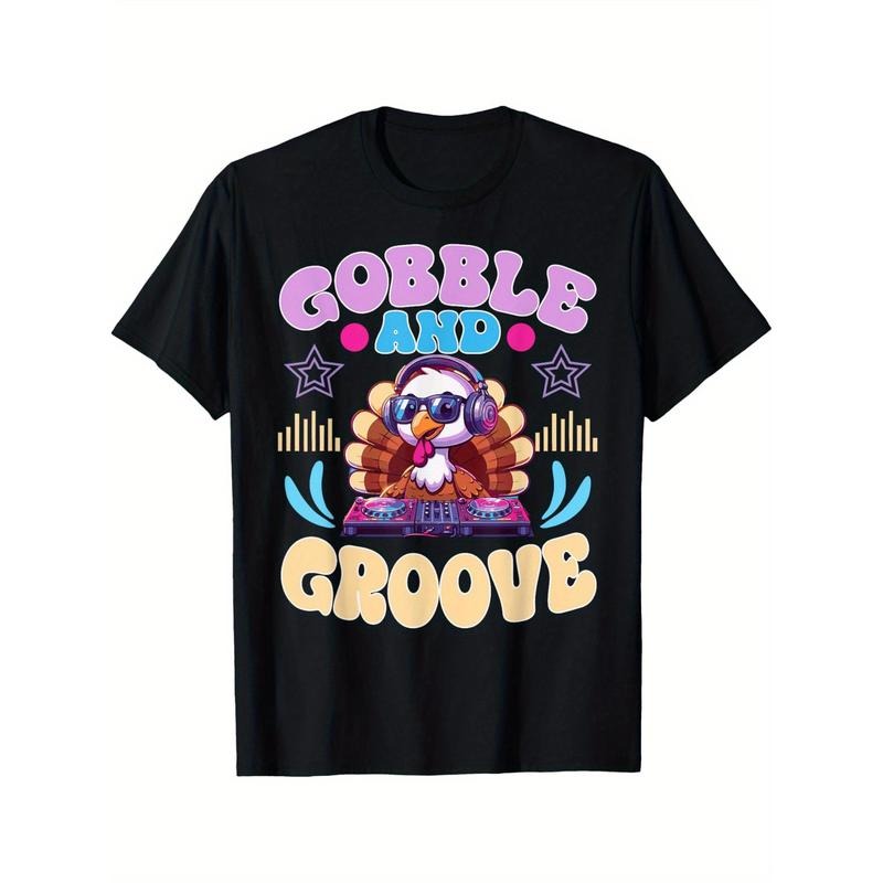 Autumn Thanksgiving Gobble And Groove Turkey Day T-Shirt T-Shirt 220g 10000 Links made in usa Hoodie Sweatshirt