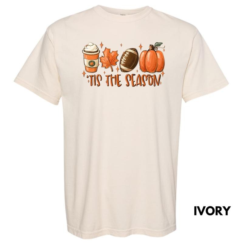 Autumn Tis The Season Comfort Colors T-Shirt 'NLB' Hoodie, Sweatshirt | PrintMintTees.com