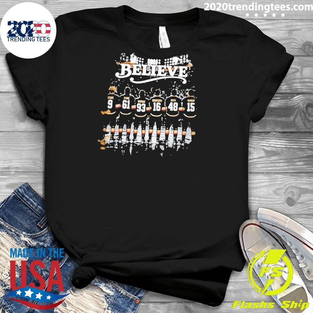 Awesome Vegas Golden Knights Nhl Team Believe Hockey Shirt