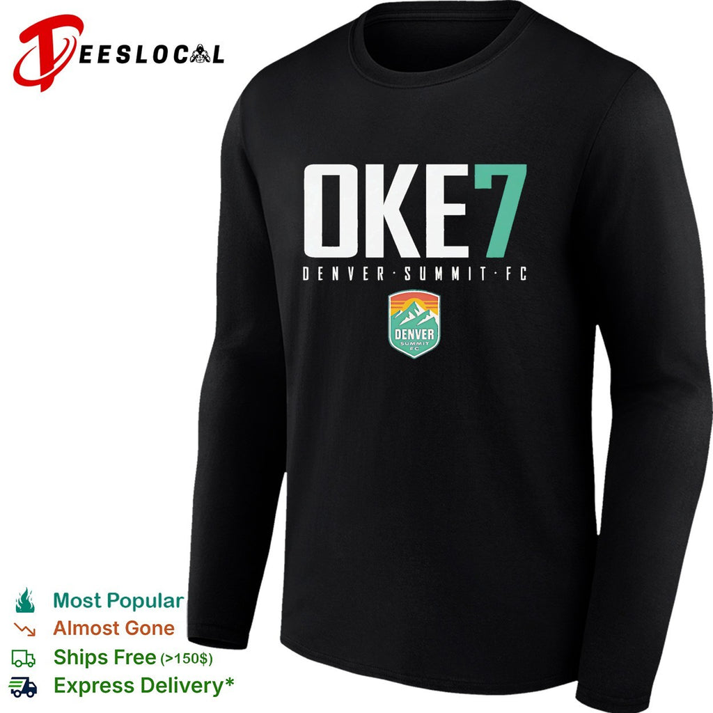 Ayo Oke 7 Denver Summit FC professional women’s soccer team shirt