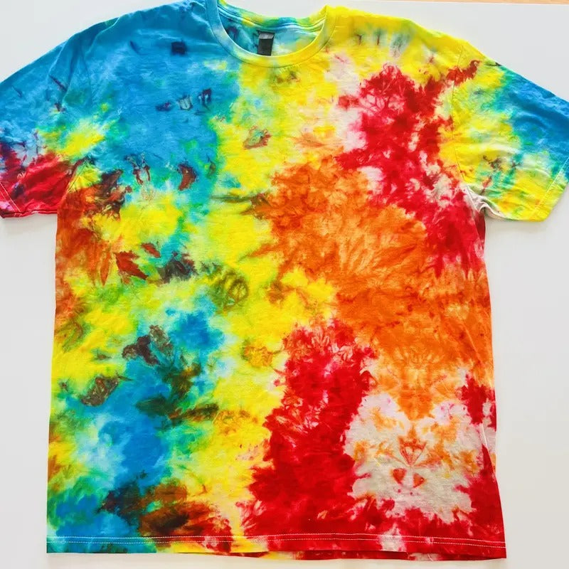 BAHHAMA MAMA SALTY SOUL HAND DYED TIE DYE Casual Cotton Comfortable Beach Day Streetwear Comfort Fit Shirts Shirt Hoodie Sweatshirt
