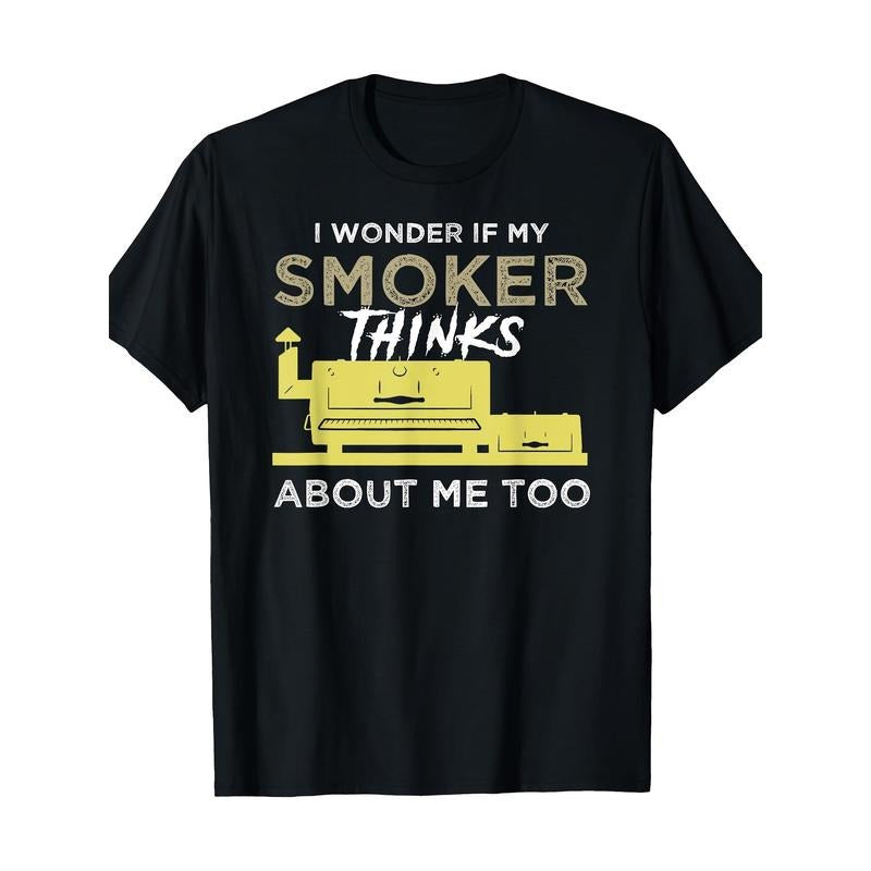 BBQ Smoker Shirt Funny Smoking Meat Grilling BBQing 220 Grams100% Cotton T-shirt made in usa Hoodie Sweatshirt