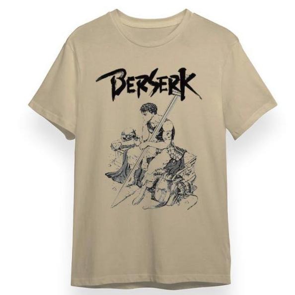 BERSERK GUTS JOURNEY TEE, Vintage Shirt, Manga Washed T-shirt Menswear Top Underwear Tshirt Hoodie Sweatshirt