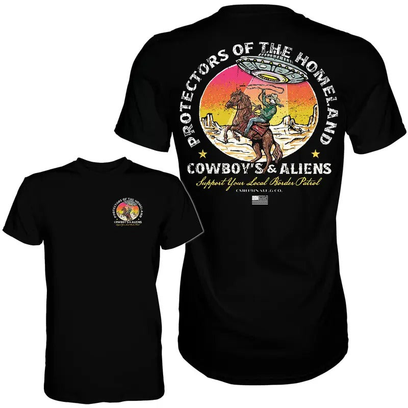 BORDER PATROL COWBOY'S & ALIENS T-Shirts, Hoodie, Sweatshirt