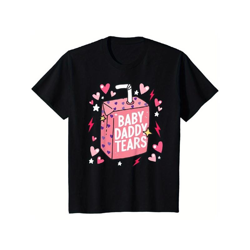 Baby Daddy Tears Love Heart Dad Is My Valentine T-Shirt Hoodie Sweatshirt | PrintMintTees.com
