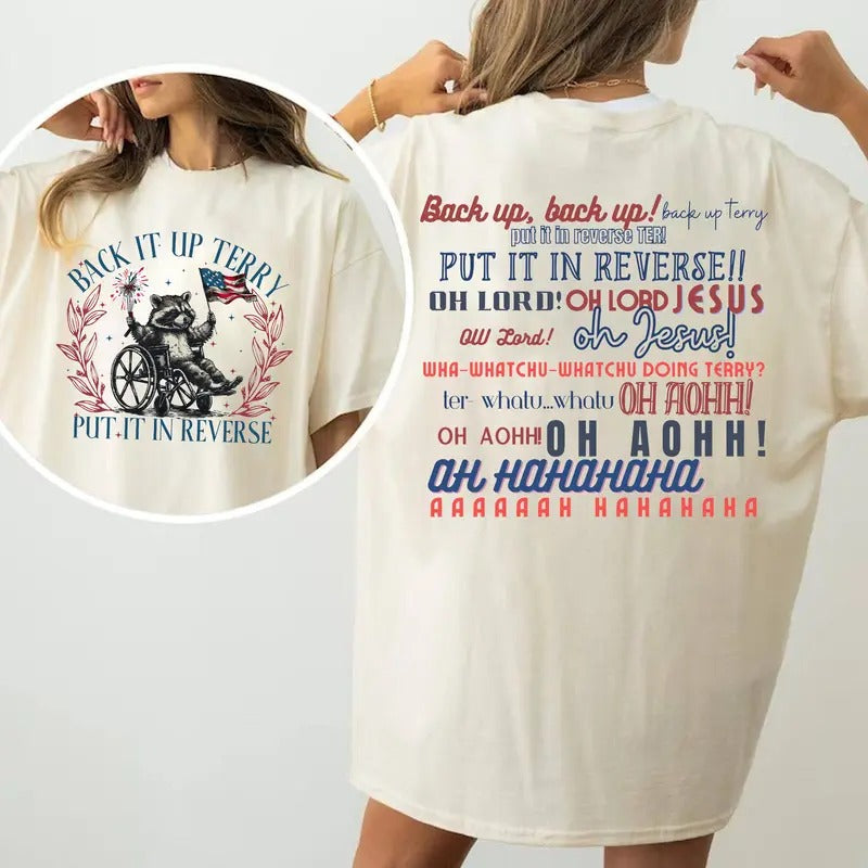 Back it up Terry ( Ver 4) 2 Sides Sweatshirt, Hoodie, T-Shirt Unisex | PrintMintTees.com