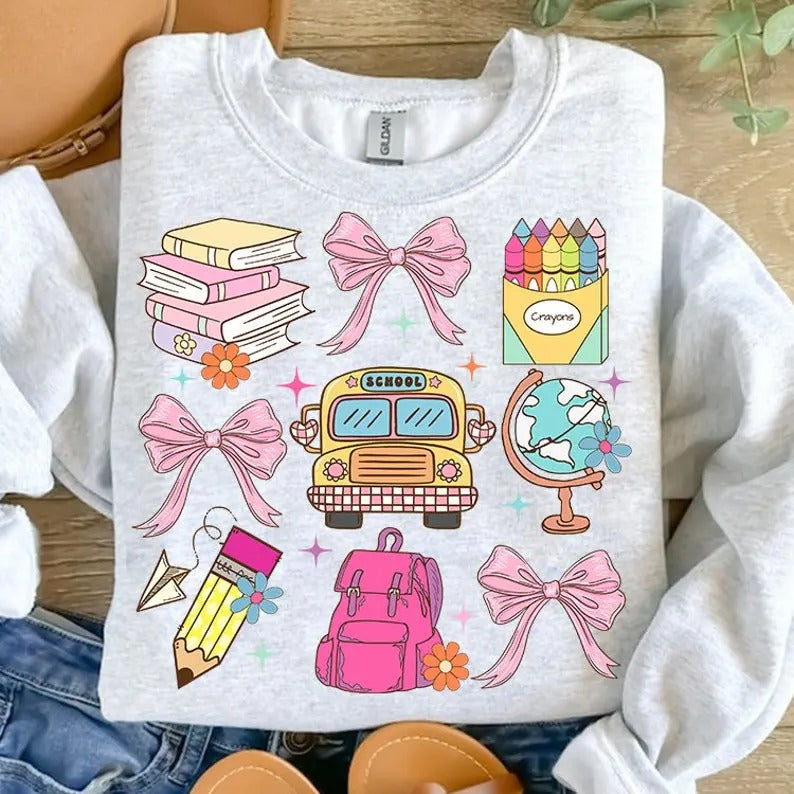 Back to School Coquette Sweatshirt