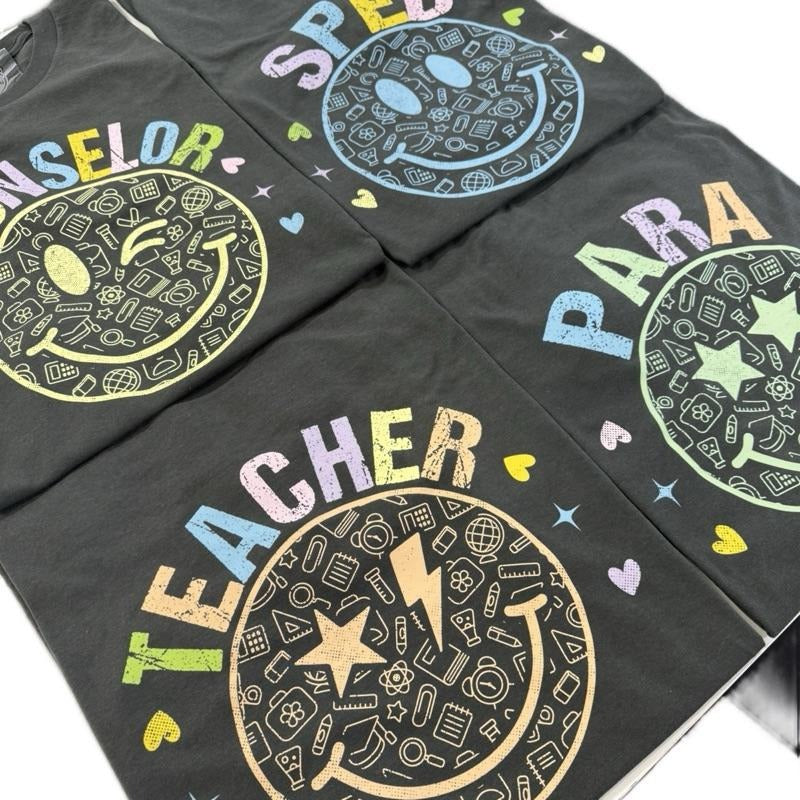Back to school graphic tshirt Teacher PARA Counselor SPED Top Womenswear Hoodie, Sweatshirt | PrintMintTees.com