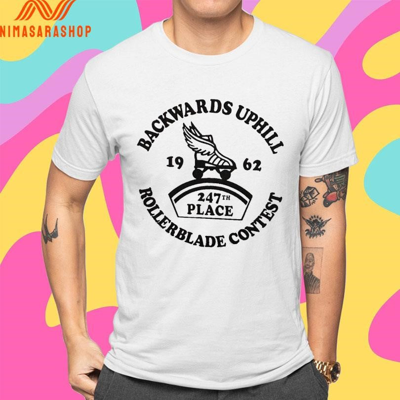 Backwards Uphill Rollerblade Contest 1962 247th Place Shirts