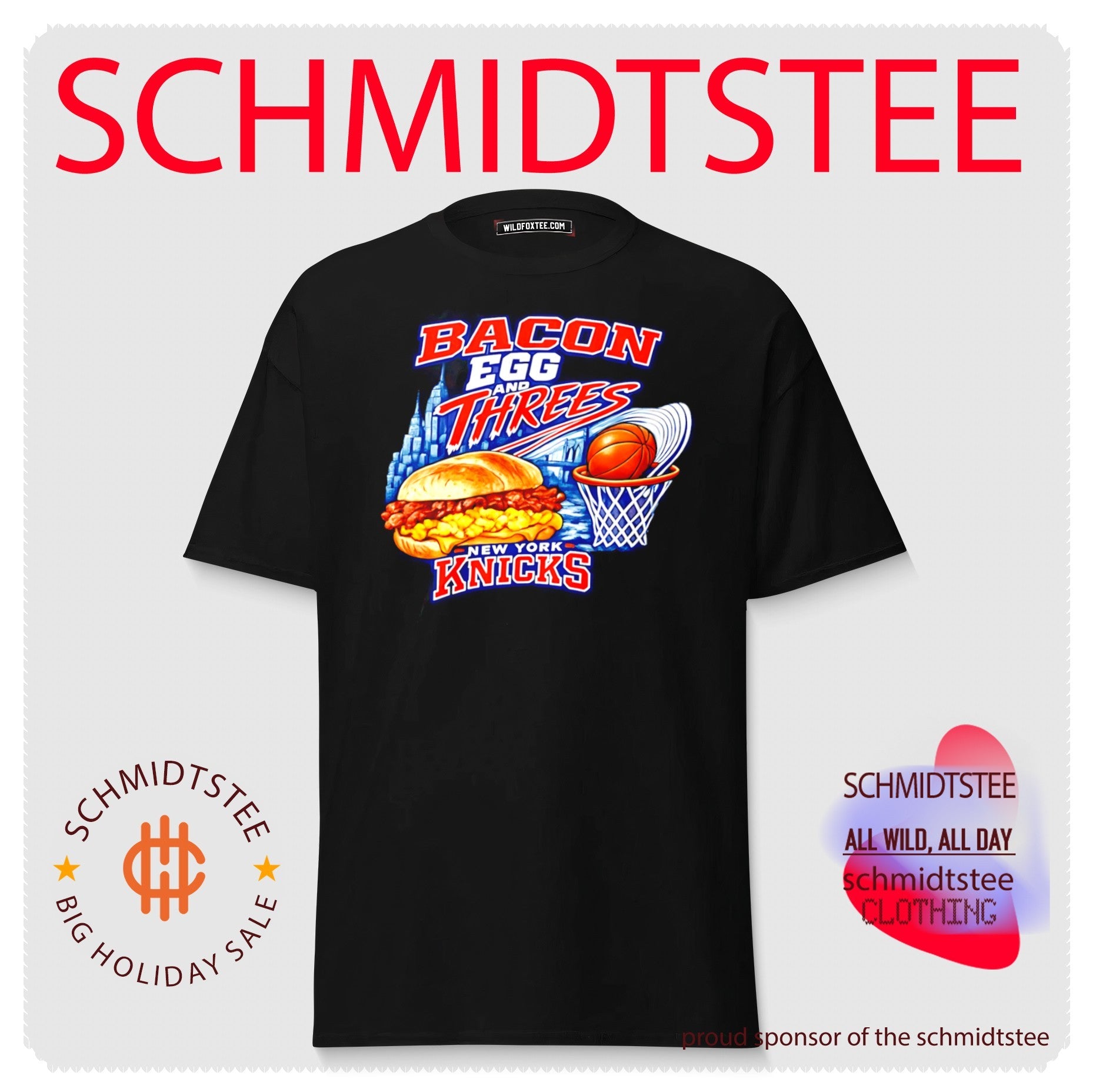 Bacon Egg And Threes Knicks Shirt