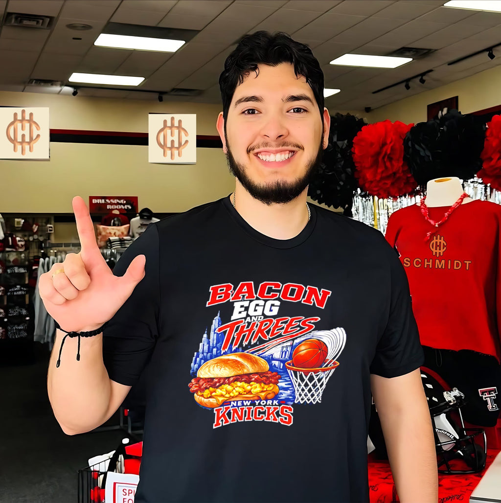 Bacon Egg and Threes New York Knicks Shirt