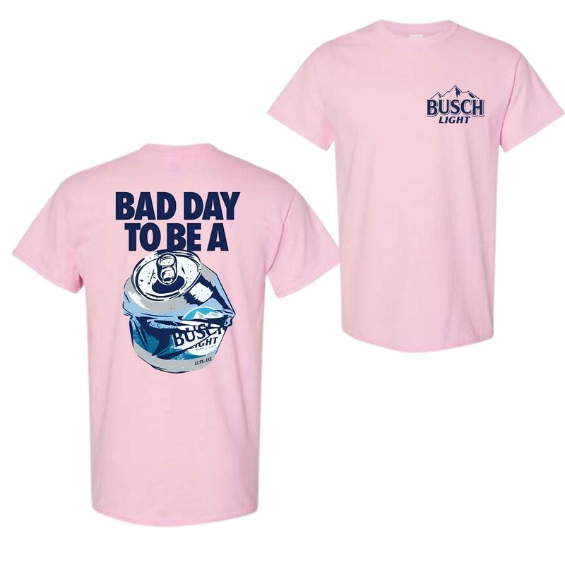 Bad Day to Be a Busch Light 2 Sides T-shirt, Gildan Shirts, Full Color, Unisex Menswear Top, Full Color, Full Size...