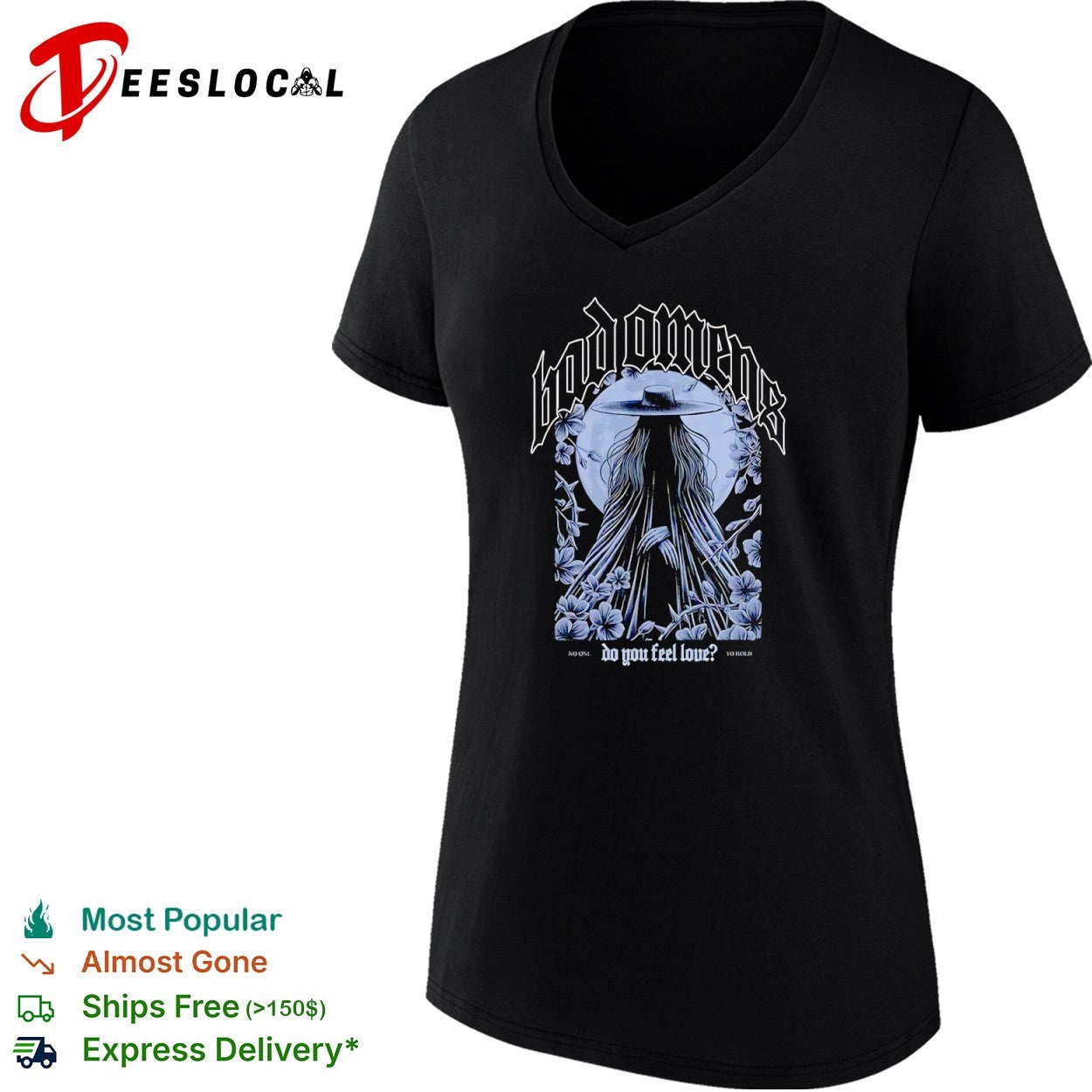 Bad Omens dark figure no one do you feel love to hold shirt