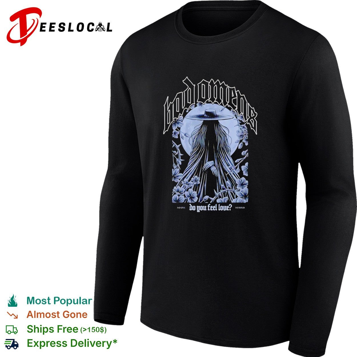 Bad Omens dark figure no one do you feel love to hold shirt
